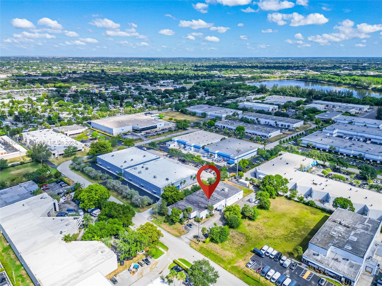 Positioned in a highly elusive industrial park near the Fort Lauderdale Executive Airport, Florida Turnpike and i-95. While the roof requires improvement, warehouse has potential for customization to suit specific business requirements. Supports heavy machinery. Equipped with functional water, lighting, and alarm systems. Includes two mezzanines that can be used for additional storage or office space. Ample parking available on-site. For businesses requiring outdoor storage, the area behind the building offers some additional space.