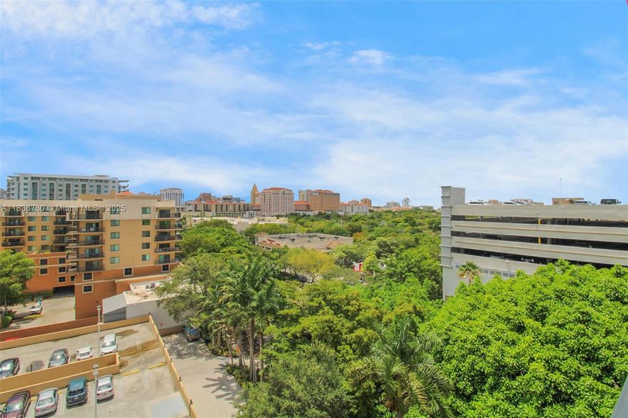 Cozy 1-bedroom, 1-bath unit with a spacious balcony offering stunning skyline views of Coral Gables and Downtown Miami. Ideally located just minutes from Brickell, Coconut Grove, and Miami International Airport. Enjoy the convenience of being within walking distance to Miracle Mile, shops, grocery stores, and everyday essentials. Surrounded by top-rated restaurants, premier shopping, and fitness centers. This well-maintained building features very low condo maintenance fees, making it a perfect opportunity for both end-users and investors alike.