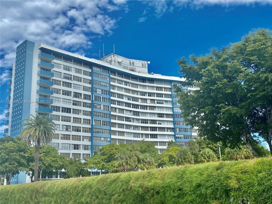 Gorgeous WATER VIEWS from living room and both bedrooms. 2BD, 2 BA, REMODELED unit with sun-filled interiors and lots of closet space and brand new high impact windows. This full service building offers its residents valet service, 24-hour doorman, heated Olympic sized pool, gym, security staff, extra storage including bicycle storage, and entertainment rooms for parties/events. Assigned & guest parking!. Storage space. Walking distance to the beach, shops, restaurants, entertainment & public transportation. Management office on-site. Biscayne Elementary School nearby. Kids playground across the street. Assoc includes basic cable. Unit has central A/C. Building passed 40 yr/ 50 yr certifications. Located in the desirable North Shore area. 2 parkings, 1 assigned, 1 flexible.