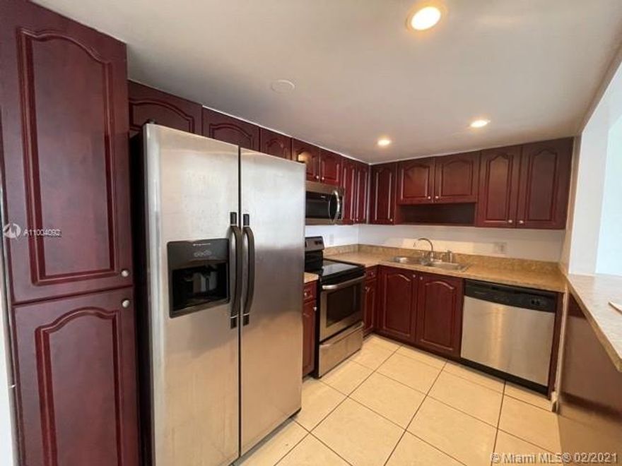 Charming 2 Bed/ 2 Bath Condo in The Heart of North Miami. This Property Features Tile Floors Throughout, South Views and Open Kitchen. Location Offers Easy Access to All Major Roadways, Shopping, Dining, Public Transportation, Public Parks and More! Located Close to Johnson and Wales, FIU, Target, Costco and Much Much More! Association Requires 680 Credit Score.
