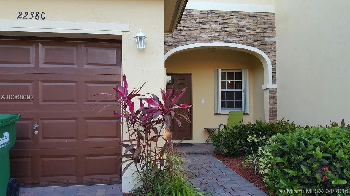 3/2.5 Townhouse at a great price and in great condition. Close to the Turnpike. Great location. Accordion shutters. Extended patio. Stainless steel appliances. Two stories! Granite countertops. Washer/Dryer. Ideal for a family. Tenant occupied. Text listing agent for showings Please submit offers with proof of funds, credit report, and background check. Thank you!