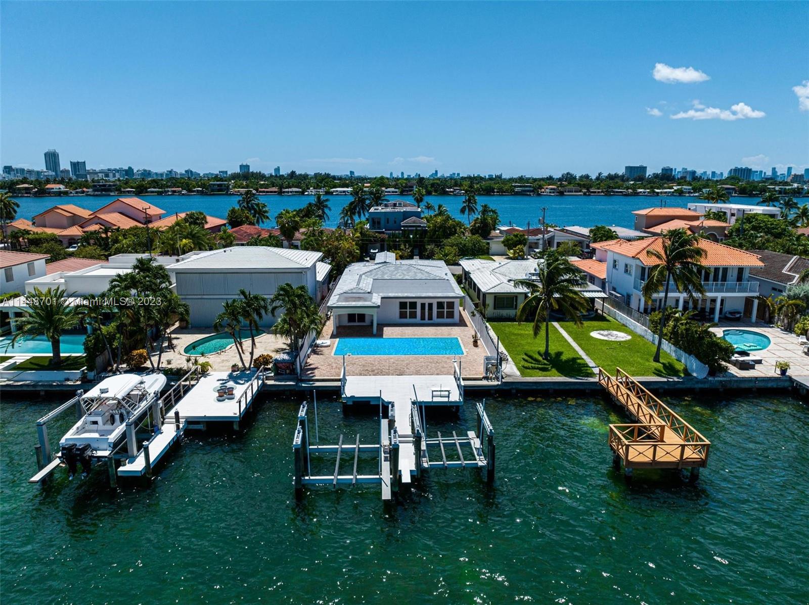 Rental Property at 1451 Stillwater Dr, Miami Beach, Miami-Dade County, Florida - Bedrooms: 5 
Bathrooms: 4  - $12,000 MO.