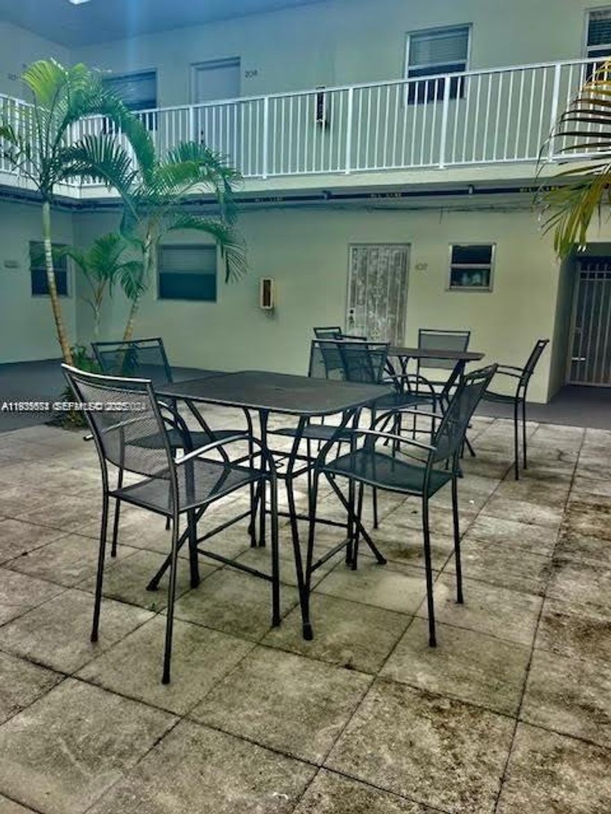 2 BEDROOMS/ 1 BATH: GREAT INVESTMENT PROPERTY OR PRINCIPAL RESIDENCE Perfectly located in North Miami. Very well managed and maintained condominium .  "50 Years Certification" done. Easy showing with 24 hours notice to listing broker. The apartment is currently rented "Month to Month" to the same tenant for many years. At Closing, the tenant could stay or leave according to the wish of the new owner. 
Seller will provide incentive to Buyer Broker.