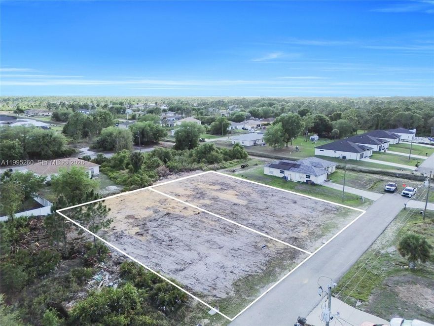 Unlock the potential of this exceptional build-ready lot in Lehigh Acres. Priced at just $25,000, this fully cleared property is ready for immediate construction, ideal for builders, investors, or future homeowners looking to fast-track their project. Located in the highly desirable 33971 zip code, one of the fastest growing areas for new construction in Lehigh Acres, this lot offers both convenience and opportunity. Enjoy close proximity to Lee Boulevard with easy access to shopping, dining, and schools. The property features a favorable elevation compared to the street, helping reduce construction costs. Even better, the adjacent lot is also available for sale, giving buyers the option to purchase both parcels and maximize space, flexibility, and cost efficiency for development. Skip the hassle of site preparation and take advantage of a ready to build opportunity in a rapidly growing community. Adjacent lot is also available for sale. Both parcels can be purchased together as a package deal.