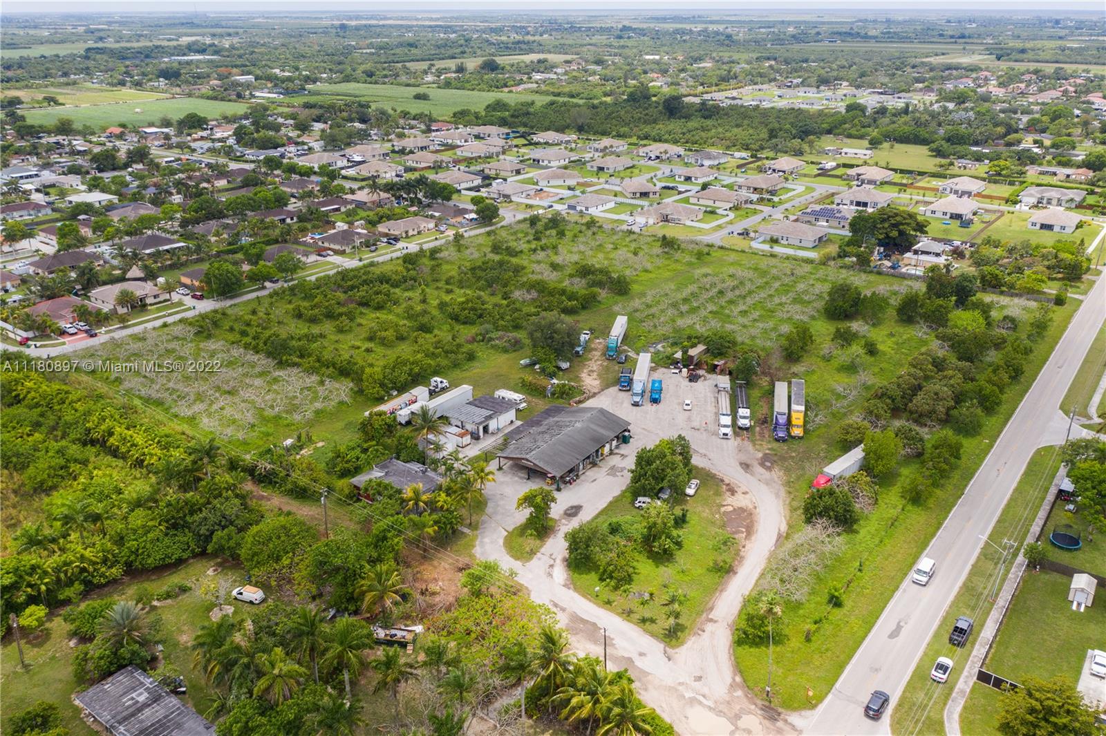 Great Opportunity for DEVELOPERS!!! 2 folios being sold together for a total of almost 10 acres. ( 30-7811-000-0480 & 30-7811-000-0510).Builders can construct 22 to 23 SINGLE FAMILY HOMES (15,000 sqft each). Both parcels are being sold together. Zoned EU-M inside the UDB. There is a livable 3/1 CBS block home on the property but priced for land value.