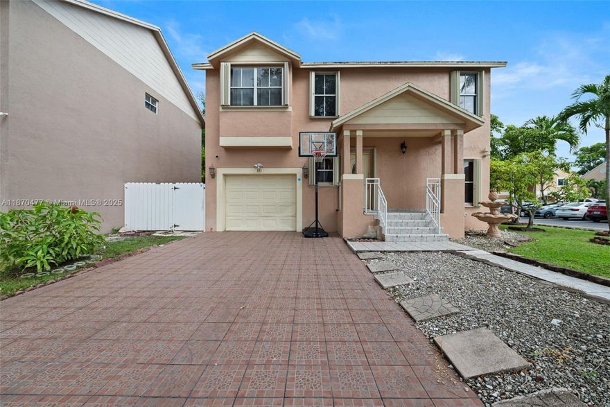 Beautiful 2-story home in a prime location featuring 3 bedrooms and 2 baths. Enjoy soaring ceilings, bright open living and dining areas, and a modern kitchen with stainless steel appliances and granite counters. Upstairs offers spacious bedrooms and a versatile loft space, while bathrooms feature double vanities and ample storage. The home boasts a large driveway, front porch, and fenced yard, plus a garage with laundry and storage. Conveniently located near highways, shopping, dining, and top schools—this home is a must-see!