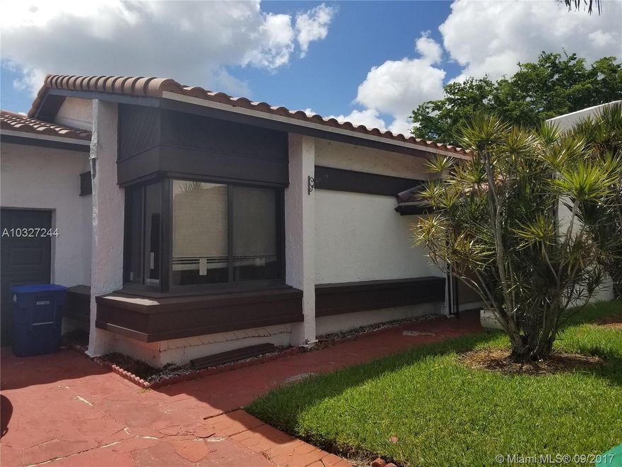 LARGE VILLA @ VILLAS ON THE GREEN AT CALIFORNIA CLUB, NEAR ACCESS TO ALL MAIN HIGHWAYS (95, 826 AND TURNPIKE ) WALKING DISTANCE TO SHOPPING AREAS, SHORT DRIVE TO AVENTURA MALL. THIS VILLA HAS 4 BEDROOMS ( PART OF GARAGE WAS CONVERTED TO A 4TH BEDROOM ) FEATURING BRAND NEW HURRICANE IMPACT WINDOWNS, DOORS AND GARAGE DOORS, THE ROOF IS APROX 9 YEARS OLD. IT HAS VERY SPACIOUS GATED BACKYARD IT'S LIKE LIVING IN A SINGLE FAMILY HOME. VERY EASY TO SHOW !