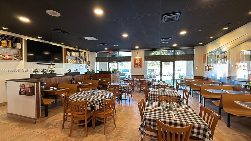 City of Miramar west 33027 zip code,  close to I-75 in a very busy Shopping center a fantastic 22 year old Italian restuarant business for sale, established Miramar residential and office building near by.
Bring your best customers offer, the sellers can't refuse. !! * 
By appointment only. contact Listing agent.