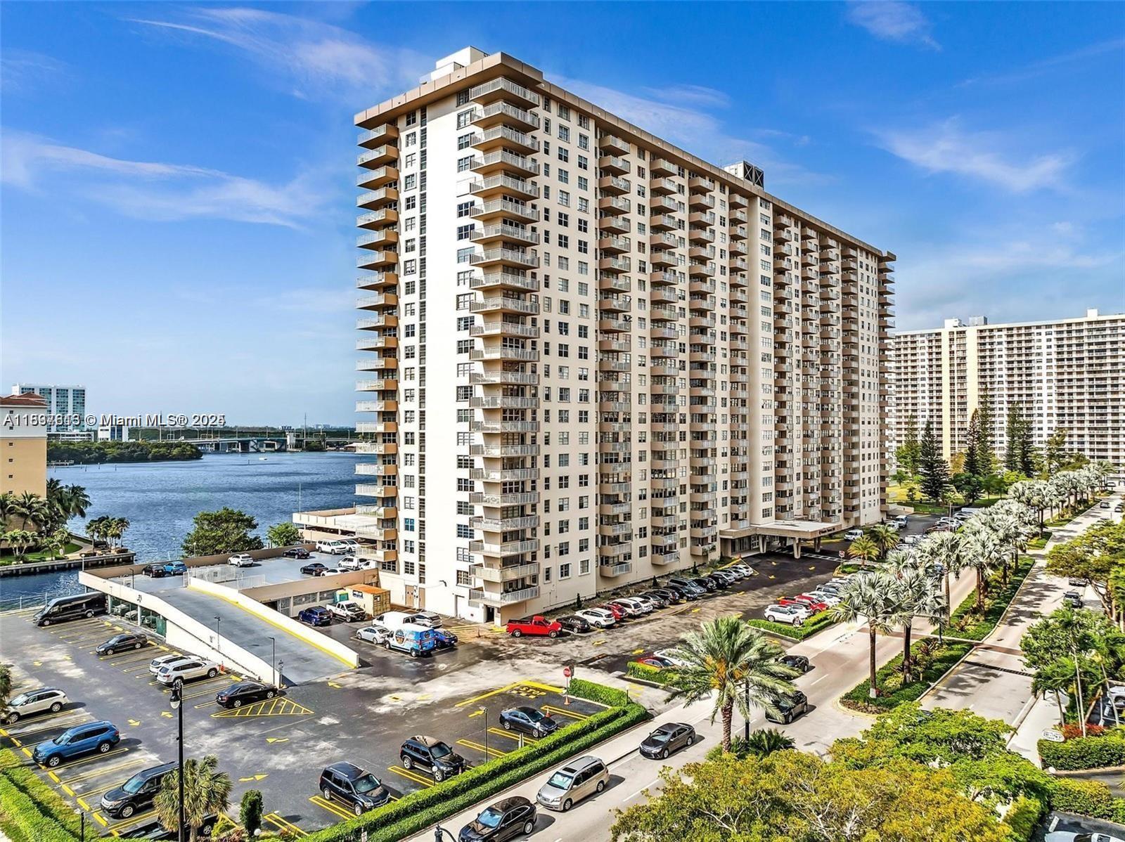Welcome to Winston Tower 100, Unit 502! This spacious 1,275 sq. ft., 2-bedroom, 2-bathroom apartment on the 5th floor offers stunning south views of the Intracoastal waters and Miami. Move-in ready, the unit features a bright living area, a modern kitchen with a breakfast bar, and a private balcony perfect for taking in the sunsets. The building boasts fantastic amenities, including a heated pool (currently under construction), a fitness center, parks, and 24-hour security. Located in the heart of Sunny Isles, you're within walking distance of the beach and close to excellent schools, diverse dining options, and shopping centers. Experience the best of waterfront living. This unit is currently rented until August 20th. Schedule a viewing today!