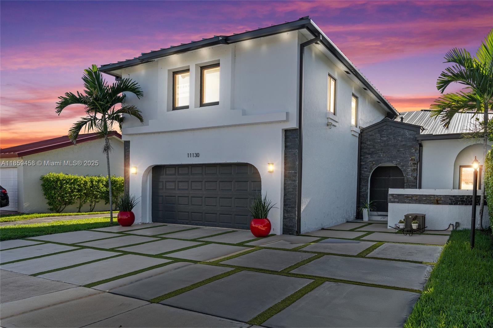 Experience modern comfort and style in this beautiful 4-bedroom, 3-bath home, complete with a sparkling pool and direct backyard access to the community lake and walking path. Inside, enjoy a fully updated kitchen and bathrooms, porcelain tile flooring, sleek stair glass railing, new interior doors and blinds, and contemporary soffit lighting. Additional upgrades include impact doors, fresh interior and exterior paint, updated landscaping, and a redesigned concrete patio—perfect for outdoor entertaining.
This move-in ready home combines elegant updates with functional living spaces and is ideally located near shopping, dining, and major highways. Don’t miss the opportunity to make this exceptional property your own—schedule a showing today!
