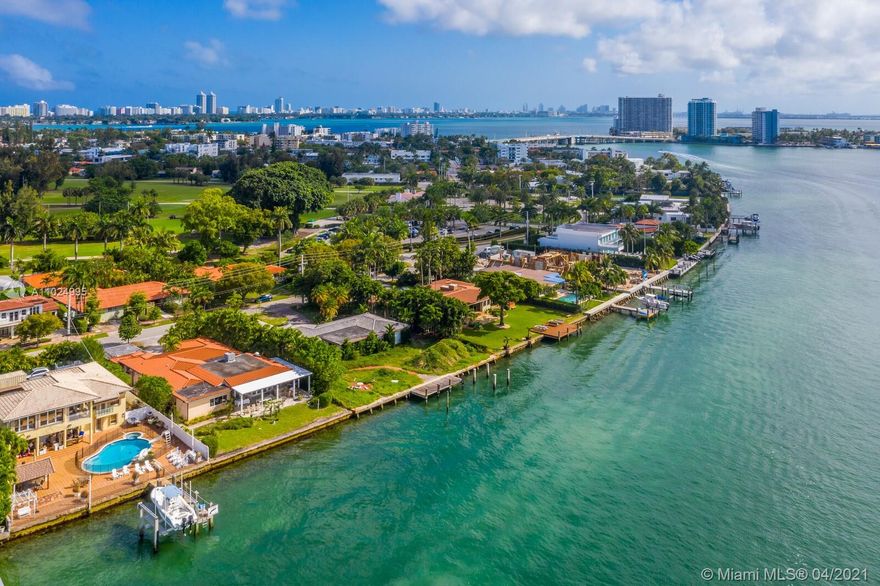 Rare opportunity to own one of the largest lots on the Miami Beach island of Normandy Shores. With over 18,000 sq. ft. and more than 105 ft. of wide open-bay views, this dream property is ready to become your custom tropical oasis. The privately gated neighborhood boasts several luxury amenities including an 18-hole golf course, a club house, waterfront parks & tennis courts. This property won't last long! Call/text to schedule your private preview.