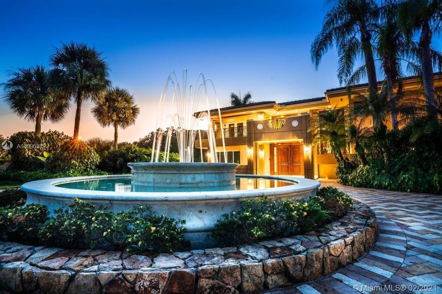 PRIME CORNER LOCATION IN SOUTH MIAMI’S SUDLOW PARK - 79,279.2 square feet of land (2 builder's acres); perimeter concrete wall encloses the property!  Luxury features include: 5 Bedrooms, Den adjacent to the master bedroom; 4 Bathrooms, Reading Area on Second Floor, Exercise Room/Theater or Media Room; 2-Car Garage plus a 3-Car Carport; Gazebo, Two Gates, Fountain, Gourmet Kitchen, Two Covered Patios, Summer Kitchen, Luxurious Pool, Whirlpool/Spa, Energy Efficient Home, Smart Home Features, Full-house generator; Lushly Landscaped Lot, Fruit Trees, Completely renovated in 2007 with permit and architectural drawings; top of the line appliances and materials; 20 X 20 Shed; Many more features!