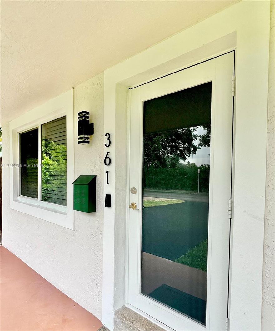Beautifully updated home with 3 comfortable bedrooms and 1 elegantly remodeled bathroom.you are welcomed by the spacious living room flooded with natural light, Tiled floors and recessed lighting,Updated kitchen with granite countertops,newer appliances.The master bedroom is highlighted by large windows with abundant natural light. Outside, the property impresses with fresh paint,landscaping and a large fenced backyard. Impact-resistant windows and doors not only enhance the security but give a vibrant appeal to the home. Set in an active neighborhood, this property offers quick access to downtown Oakland Park, Funky Buddha, Wilton Manors, The Beach, and great shopping. With a variety of top-tier schools. Spend the weekends at nearby parks or the beach.