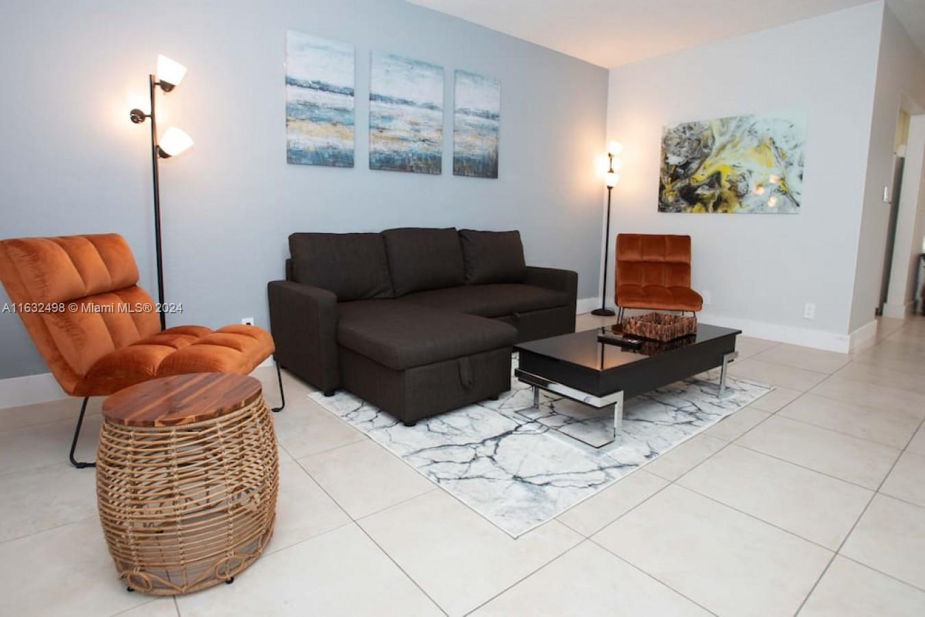 Rarely on the market and just off Stirling Rd, a unique 2 bedrooms and 2 bathrooms 1031 sqft unit with ample parking. A home with renovated kitchens and living room. This could work for families, roommates, or friends seeking a minimum of one year lease. A cozy backyard with fit for entertainment and hosting. Within walking distances houses of worship, local convenient stores, restaurants and shopping centers. Located within minutes to main thoroughfares such as Florida Turnpike, 441 Southern State Road, and i-95. Attractions like Hard Rock Guitar Casino & Resort, New DOLCE Hotel, Dania Pointe Shopping Center, and top restaurants highlight the area.