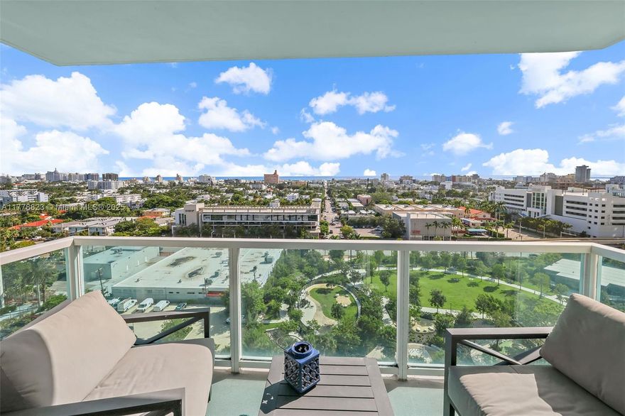 $150/month rent deduction for a lease signed before June 15th. Fully furnished and tastefully remodeled 1-bedroom, 1-bath with open views of South Beach and Canopy Park. Features include Italian interior doors, modern flooring, custom lighting, spa-style bathroom, stainless steel appliances, European bed, brand new Bosch HVAC, and in-unit washer/dryer. Includes assigned garage parking. The Floridian is a luxury building with resort-style amenities: two bayfront pools, hot tub, sauna, tennis court, full gym, and 24-hour valet and concierge. Prime South Beach location near Publix, Whole Foods, Target, and top restaurants. Can also be rented Furnished.