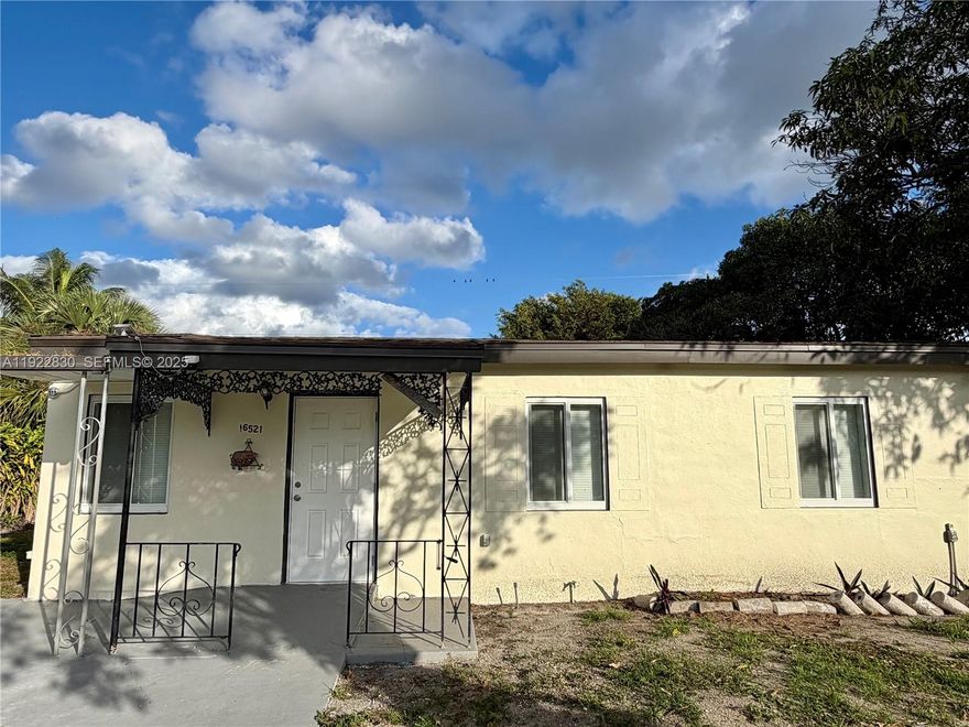 Charming 3-bedroom, 1-bath single-family home on a spacious lot in the heart of Miami Gardens. This cozy residence offers a functional layout with a washer and dryer hook-up for added convenience. Enjoy a large yard with plenty of room for outdoor living, gardening, play areas, or future possibilities. Located in the established Bunche Park neighborhood, the area is known for its residential feel, sidewalks, and well-kept surroundings. The home sits on an approximately 7,800 sq ft lot, offering privacy and space rarely found at this price point. No HOA and no pets allowed. Centrally located near major roads, parks, local shops, and schools, making daily commutes and errands easy. A great opportunity for tenants seeking a comfortable home with plenty of outdoor space. Don’t miss out on this inviting and well-located property!
