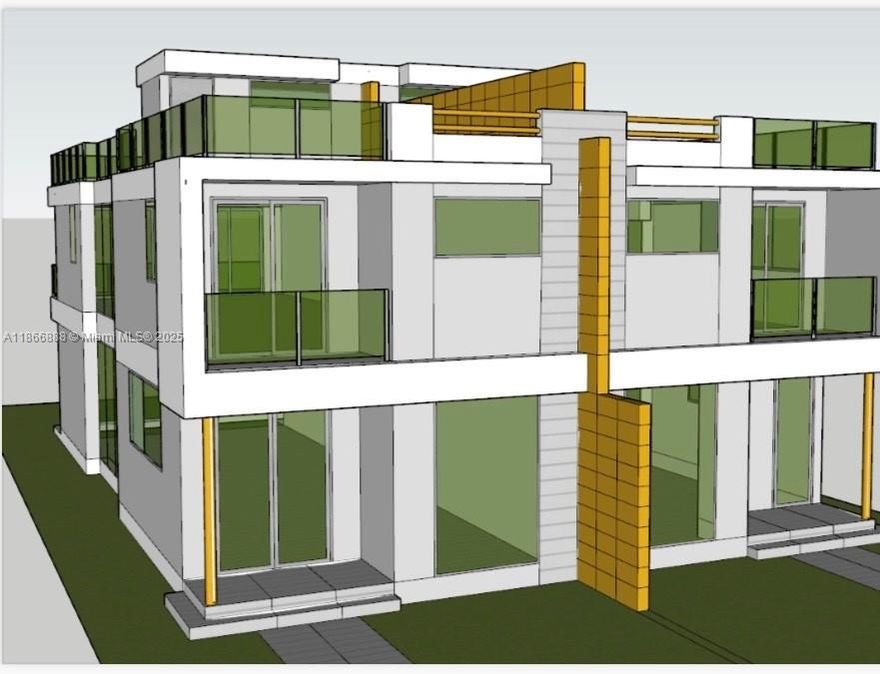 This 2025 constructed, contemporary styled, income opportunity is located in the genuine heart of near-term development occurring in the unincorporated portions of Dade County. This lot is in FLOOD ZONE X, is unencumbered having NO HOA, is on an avenue that is actively being developed and is one block from both Miami Shores and El Portal city boundaries This is a ground floor opportunity to be outside future flood zones in the most centrally located area of the cities of Miami and Miami Beach. This property is thirty minutes or less from both international airports of MIA and FLL as well as South Beach and the islands as well as Brickell and the Financial District of downtown Miami. This location would be "against the grain" in rush hour for anyone commuting to Fort Lauderdale as well.