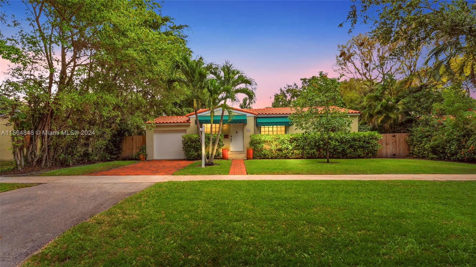 This beautiful single-family home in Miami Shores boasts 3 bedrooms and 1 bath with an array of features designed for comfort and style. You're greeted by the warmth of wood floors that stretch throughout the house. The living room is adorned with a charming fireplace. The kitchen is equipped with stainless-steel appliances, and the inside of the house is freshly painted giving the entire home a bright and welcoming atmosphere. Outside, you'll find yourself in a tranquil oasis. The backyard features a lush landscaping, creating a serene environment and a gorgeous, heated pool. This home also features hurricane accordion shutters, and an electric water heater. Don’t miss the opportunity to own your piece of paradise in Miami Shores!