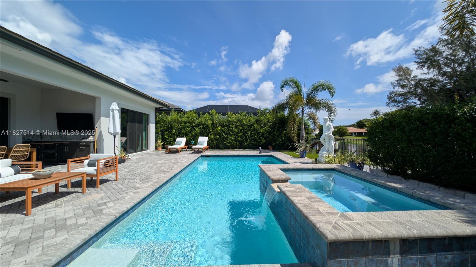 Waterfront + Pool! This is the lowest-priced rental in the community offering both. Fully furnished and beautifully updated with modern finishes, this home delivers style, comfort, and convenience. Located in a gated, multi-million dollar neighborhood, perfect for families or singles seeking peace, privacy, and a luxury lifestyle. Enjoy tranquil lake views thiscommunity is located next to the Tanger Outlets and a super target as well as just 15 min to Downtown West Palm and 20 min to The Breakers Hotel.
Short-term options: 4 months at $20K/month or 6 months at $15K/month.
Contact listing agent for all questions and showing request