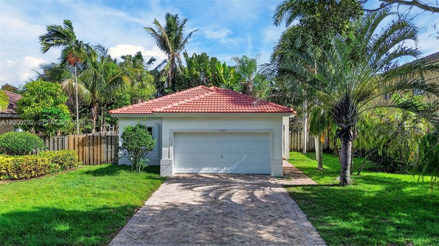 Opportunity Knocks! This beautifully maintained 3-bedroom, 2-bath residence is the perfect "move-in now, update later" find. Meticulously cared for, the home features a very recent 2023 tile roof plus fresh interior and exterior paint for immediate peace of mind. Situated on a generous 6,765 sq ft lot, the oversized patio is built for Miami’s outdoor lifestyle. Inside, discover a functional layout ready for your personal touch. Extras include a spacious 2-car garage, full accordion shutter protection, and a low HOA fee. A solid value in a prime neighborhood