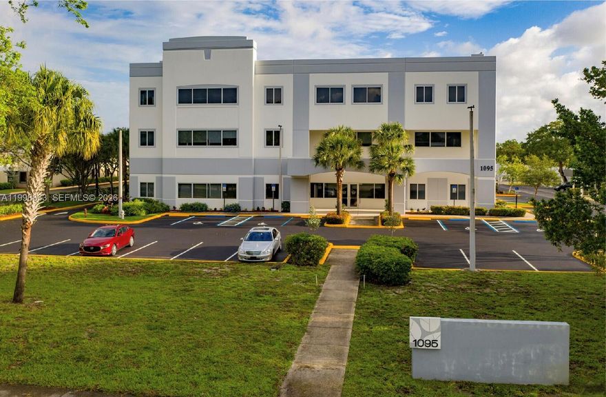 Located in the prestigious Broken Sound Business Park in Boca Raton, this Class A office building offers fully renovated medical and professional office space ready for immediate occupancy. The suites feature flexible layouts, from 1,640 SF to 18,000 SF, with modern finishes and the ability to accommodate a wide range of business uses. Tenants benefit from 24-hour security access, covered and surface parking, and beautifully landscaped surroundings creating a serene, park-like setting. Additional warehouse space is available for lease, ideal for storage, call center operations, fitness use, or supplemental workspace. Ideally positioned just minutes from Yamato Road and I-95, the property provides excellent accessibility in a high-income, business-friendly market. This is a triple net lease, there is an additional $7/SF OPEX.