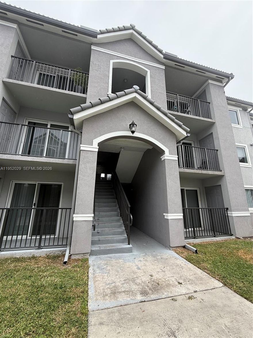 Do not miss this beautifully updated 2/2 condo on the first floor (entry level, no stairs) in the gated community VISTA TRACE. This move-in-ready unit features a freshly painted interior and exterior. Recently building remodel, including new roof and impact windows. Brand new AC unit for efficient cooling (2026). Updated kitchen with granite countertops. Tile floor (no carpet) and In-unit washer and dryer for extra convenience. Excellent for primary residence or investment.