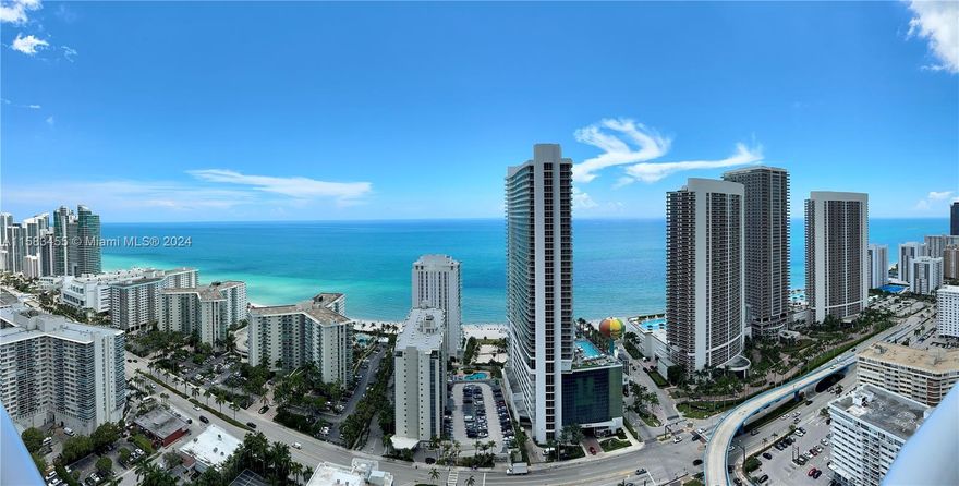 Indulge in luxury with this fully furnished 2-bed, 2-bath condo at Hyde Beach House, a 5-star resort. Enjoy captivating ocean views, a private terrace, and upscale interiors in a unit with no rental restrictions. Benefit from top-tier amenities including beach service, 3 heated pools, a rooftop pool, gym, sports courts, and a full-service restaurant. 

Ideal for high-income short or long-term rentals, or as a luxurious vacation home. Priced to sell with easy showing and motivated seller.