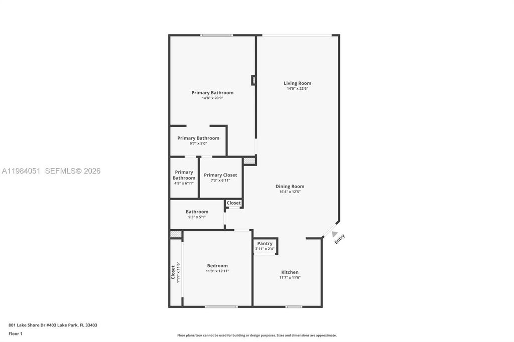 Photo of 801 Lake Shore Dr #403, Lake Park, FL 33403 (MLS # A11984051)