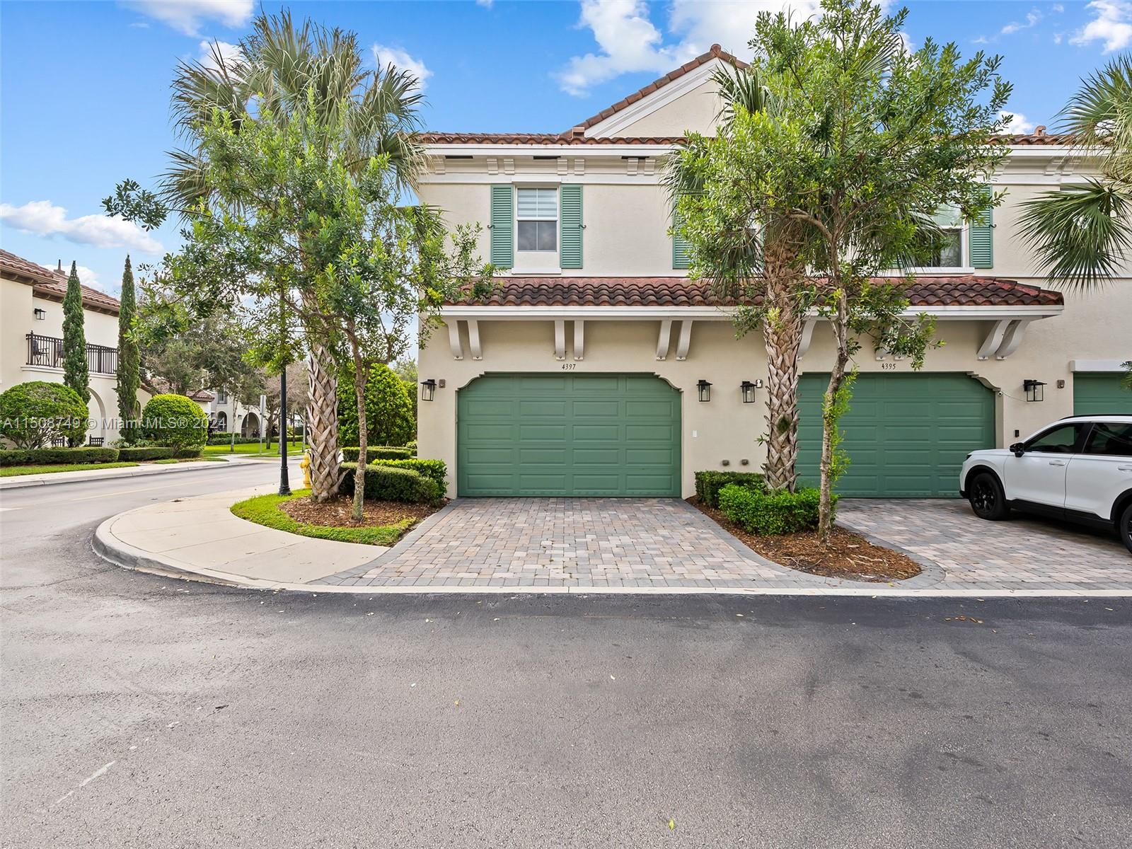 Welcome to this maticulously maintained townhome in the sought after neighborhood of Cascada at Monterra in Cooper City. This corner unit offers a 2 bedroom 2 bathroom plus loft space, including an open concept kitchen with plenty of natural light throughout flow. The 2 car garage plus 2 car driveway allow for plenty of space for your cars and storage. Enjoy the lake views from its second floor terrace while sipping your morning coffee. Gated community offers resort style amenities, including clubhouse, gym, two pools, water park party room, and sports court. A+++ schools, making this a perfect choice for families.