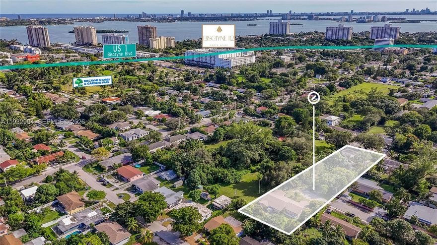 Income-producing opportunity in Miami-Dade’s Biscayne Corridor. This 0.98-acre site totaling 42,640 SF is well-positioned for future development. The property includes a duplex and a single-family home, providing steady rental income while entitlements are pursued. Tenancies are month-to-month, offering flexibility for a buyer’s plans. A key feature is frontage on both NE 116th Street and NE 115th Street, which supports efficient site planning and access. A nearby parcel of similar size has already obtained rezoning approval along this corridor, helping limit uncertainty for investors seeking a comparable change from RU-2 to MCD. Do not disturb tenants.