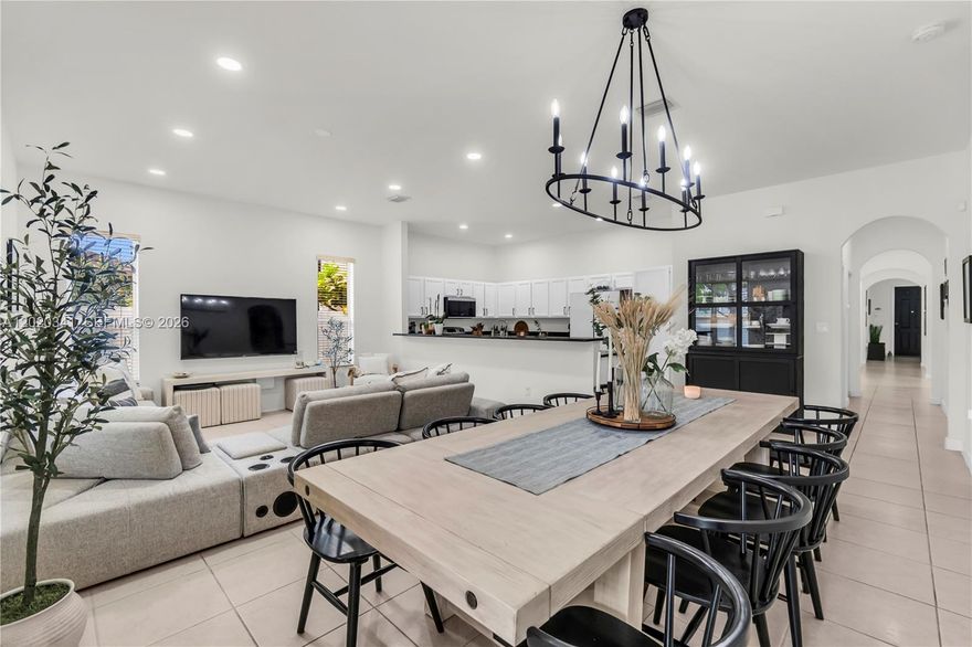 Nestled on a desirable corner lot within a quiet cul de sac in the sought after community of Kendall Square, this beautifully maintained one story single family residence offers the perfect blend of comfort, functionality, and convenience. Featuring 3 bedrooms and 2 bathrooms, this home showcases an inviting open concept layout filled with abundant natural light throughout. The spacious kitchen is designed for both everyday living and entertaining, complete with modern appliances and ample space for gathering. Enjoy a thoughtfully designed floor plan that creates a seamless flow between the living areas. Additional highlights include a one car garage, covered carport, and an elongated driveway with parking for up to 4 vehicles. Positioned on a premium lot with added privacy and curb appeal, this is a wonderful opportunity to enjoy all that Kendall Square has to offer.