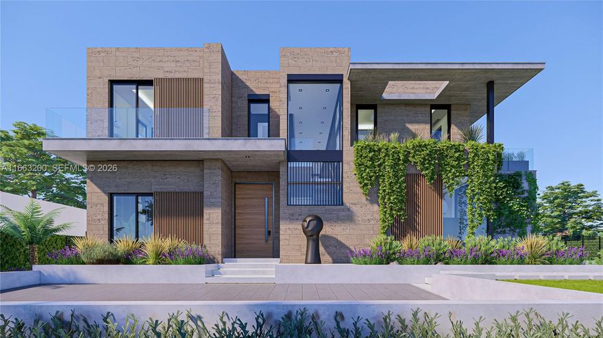 Expected Delivery March 2026. 4430 Nautilus Dr is an architectural gem of tropical modern design featuring 6 bedrooms + library, 7 bathrooms, 4,501 SqFt of interior space, and 1,428 SqFt of terraces and balconies. Open living spaces, Italian cabinetry, and an expansive covered patio are complemented by a pristine pool and open balcony, offering the best of South Florida’s indoor-outdoor lifestyle. The great room’s large doors open to seamlessly connect the indoor and outdoor areas, making it perfect for entertaining.  The style and layout of the residence perfectly blends luxury and comfort. Minutes from world-class shopping, pristine beaches, private golf courses, and exclusive beach clubs such as La Gorce CC, Indian Creek CC, Faena, and The Bath Club.