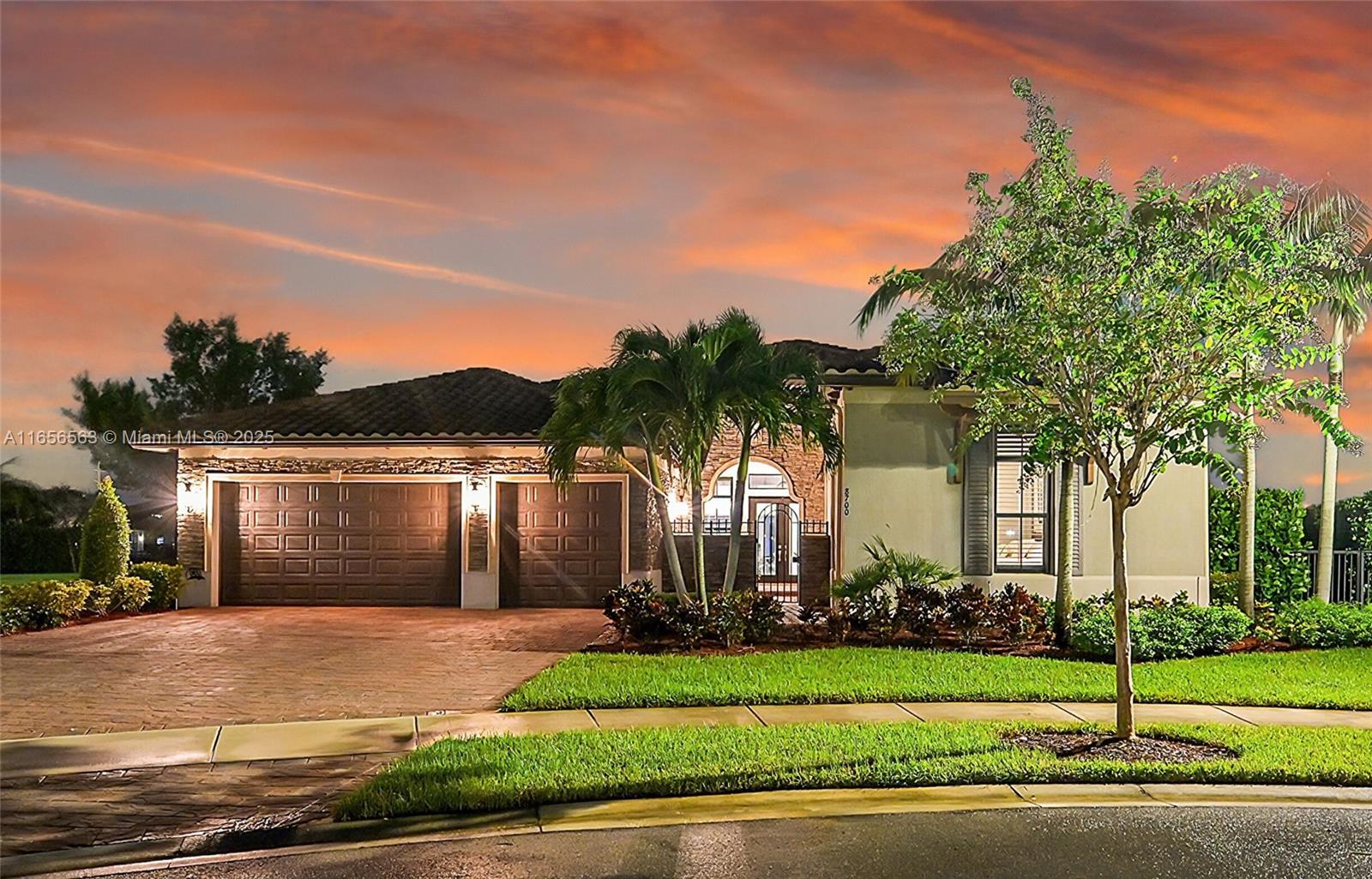Property for Sale at 8700 Waterview Ter, Parkland, Broward County, Florida - Bedrooms: 5 
Bathrooms: 5  - $1,890,000