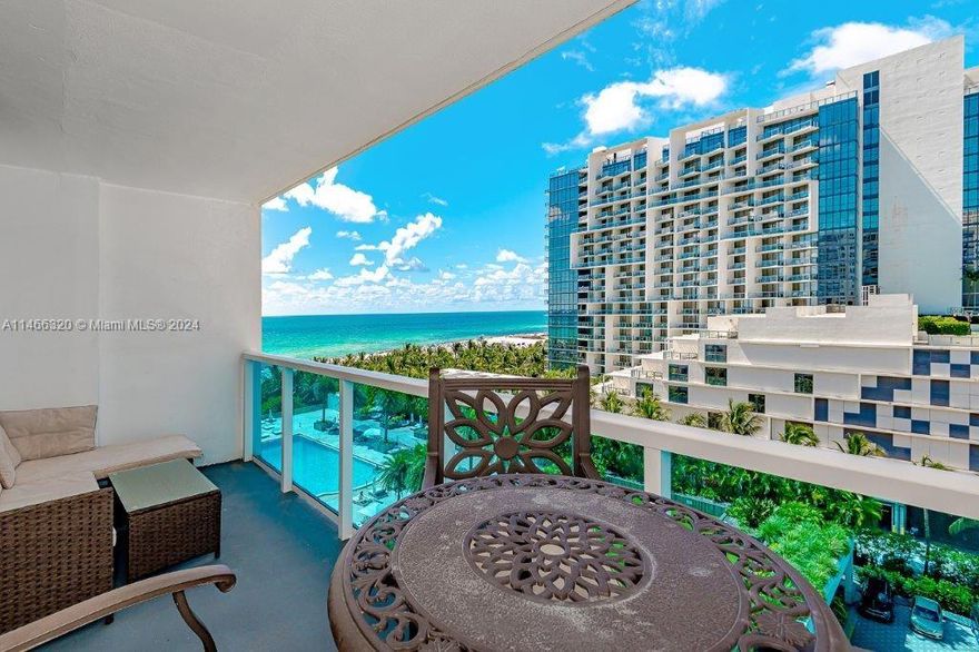 1 Bedroom + 1 Den/Bedroom, 2 Bath, Ocean view , Furniture apartment at Roney Palace Condominium, Roney Palace Condominiums and is connected to the 5-star 1 Hotel South Beach. This entitles residents to shared common areas such the center pool, restaurants and services. Utilities, C able TV, AC, Water, 1 parking space valet are included in the mant. Walking distance to South Beach and Lincoln Road.Pricing is dynamic and may vary according to seasonal demand, lease commencement date, and lease term. Please contact listing agent for current availability and​​‌​​​​‌​‌​​​‌‌​​​‌‌‌​​‌​​‌‌​​​​ pricing