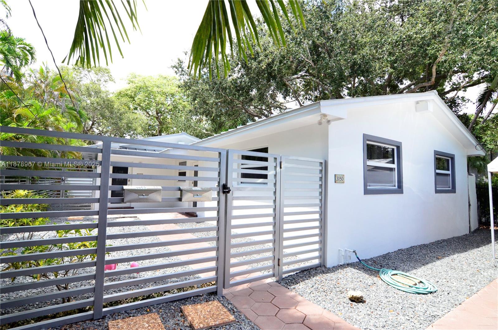 Great opportunity to rent a bright unit with 2 bedrooms, and 1 bathroom in the heart of Coconut Grove. This ground-level unit boasts a kitchen, a living/dining area, two bedrooms, and an UPDATED full bathroom, impact windows and doors, metal roof installed in 2021 , freshly painted inside and outside. It features a kitchen equipped with all NEW stainless steel appliances, washer and dryer in the unit, Great private backyard area for entertainment. Exceptional location --just a short distance to Coconut Grove's shopping and dining areas. The unit is ready and available for viewing. As per owner, NO pets are allowed. Parking spaces in front of the unit.