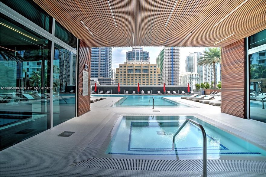 A British-inspired masterpiece, The Bond is an elegant and luxurious building. This 1-bedroom, 1.5-bath residence features an open floor plan, a spacious master suite, abundant natural light, and beautiful bay and city views. Enjoy premier finishes, a gourmet kitchen equipped with Bosch appliances, German Nolte cabinets, and porcelain floors throughout. Amenities include a resort-style pool, state-of-the-art fitness center, cabanas, spa, library, business center, concierge services, and more. Walk to the finest restaurants, bars, Brickell City Centre, and beyond. Embrace luxury modern living in the heart of Brickell's vibrant district. Call today to make this home yours.