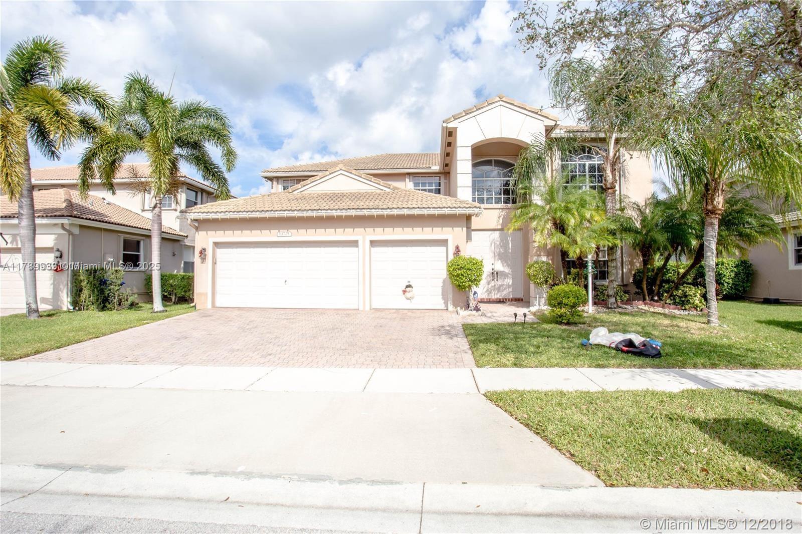Rental Property at 13725 Nw 11th St, Pembroke Pines, Miami-Dade County, Florida - Bedrooms: 4 
Bathrooms: 3  - $5,600 MO.