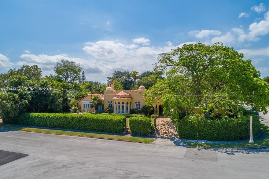 Casa Belmar | 1034 & 1036 NE 89th St, Miami, FL | Sold Together. Welcome to Casa Belmar, a one-of-a-kind waterfront compound already in place & ready to enjoy from day one. Two adjacent parcels offered together, totaling approx. 27,700 sqft of prime real estate steps from Biscayne Bay. This is the kind of assemblage that simply does not come to market twice. Both residences were built in 1925 designed by Charles Neider, the celebrated Palm Beach architect renowned for his timeless Old Florida craftsmanship & enduring architectural legacy. Together they form a cohesive & charming compound that has stood the test of a century. 1036 NE 89th St serves as the primary residence, offering approx. 5,234 sq ft, 4 beds + 3 baths (originally 5 beds), perfect for entertaining. It features 50 ft of water frontage w/bay, canal views, ocean access, along with hardwood floors, high ceilings with hand-stenciled beams, fireplace, French doors, built-ins, formal living, dining rooms, a gourmet kitchen, & a pool. 1034 NE 89th St offers 3 beds + 3 baths on an 8,624 sqft lot. Ideal as a guest house, in-law suite, income-producing residence, or renovation/redevelopment opportunity w/strong long-term upside. Together, Casa Belmar delivers space, privacy & unmatched flexibility for end users, investors, or developers. Live in one residence while reimagining the other, or create a signature waterfront estate compound in one of Miami’s most sought-after enclaves. Both properties must be sold together.