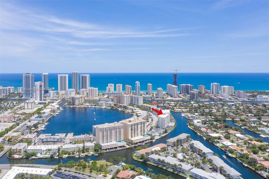 Best price on the building! Bright, spacious and elegant 2 bedroom 2 bath condo in the heart of Hallandale! Huge kitchen with great countertop space and cabinets! Modern ceramic tile floor throughout. Remodeled bathrooms and big size walk-in closet! Freshly painted! The unit is only a couple of minutes from the beach, casino, mall and restaurants. The building has great amenities including heated pool with wonderful canal views, BBQ area, Gym, sauna and a room for gatherings with friends! Can be rented right away and the building allows monthly rentals! WOW, do not miss this opportunity!