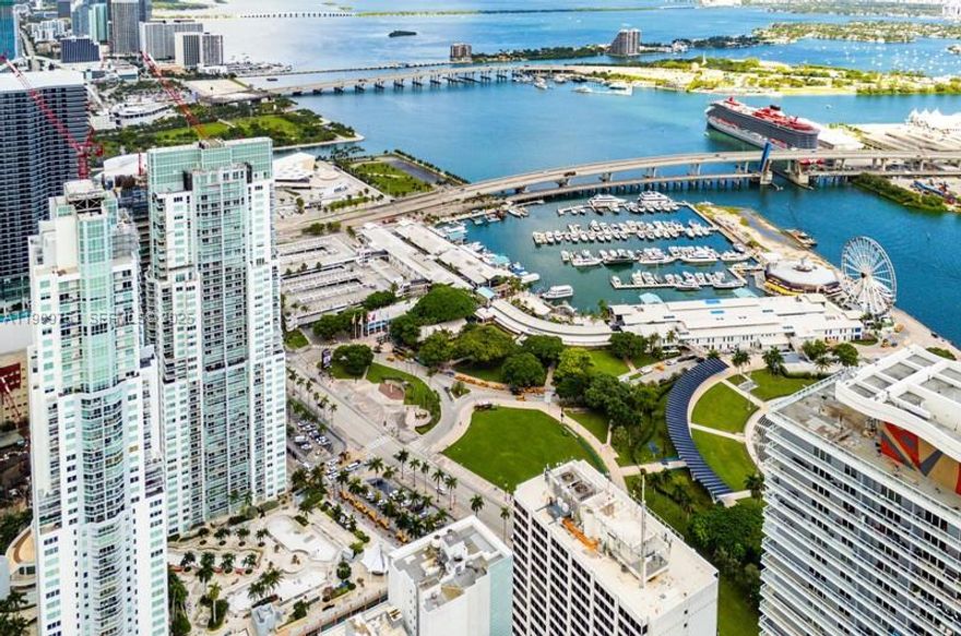 Experience life in the vibrant heart of Miami with this stunning studio, gorgeous high ceiling at Vizcayne South Tower. Next to the famous Wardolf Astoria this property is a great investment as miami is in a huge growth  stage and this is a perfect buy. With beautifully /Bright Open concept layout! Large ceiling to floor glass windows and double doors, perfect size kitchen. This unit is also located just Steps from Bayfront and The port of miami. Luxurious  restaurant and Shopping malls like the world center Mall and Brickell city enter just a few minutes walking distance. State of the art Amenities / Gym /Pools /spa -saunas and steam rooms with hot tubs and cold plunge. Imagine You can have it all in one building!