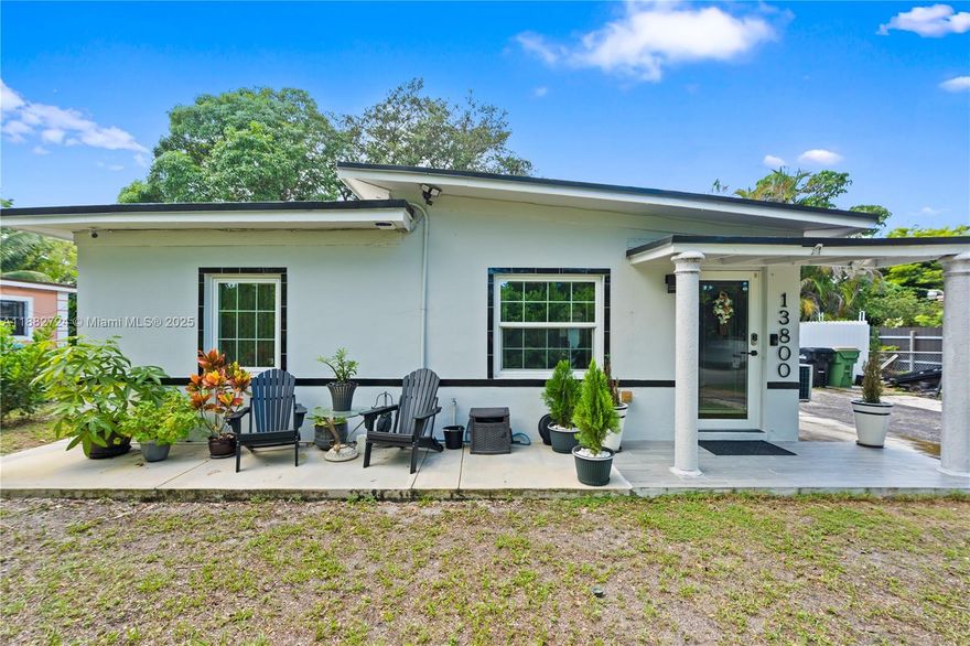 Discover this gem for yourself, a completely remodeled home in a magnificent location! Perfect starter home or investment property. With no association nor restrictions. Enough space to park a Boat and/or RV. Next to I-95 and FL Turnpike. Roof is from 2017. Instant Water Heater. Remodeled kitchen and bathroom with shower, all plumbing is PVC. Central A/C 2016 some mini splits added. Family room all glass windows with high impact, entire home has High Impact doors and Windows. Washer/Dryers are 3 years.