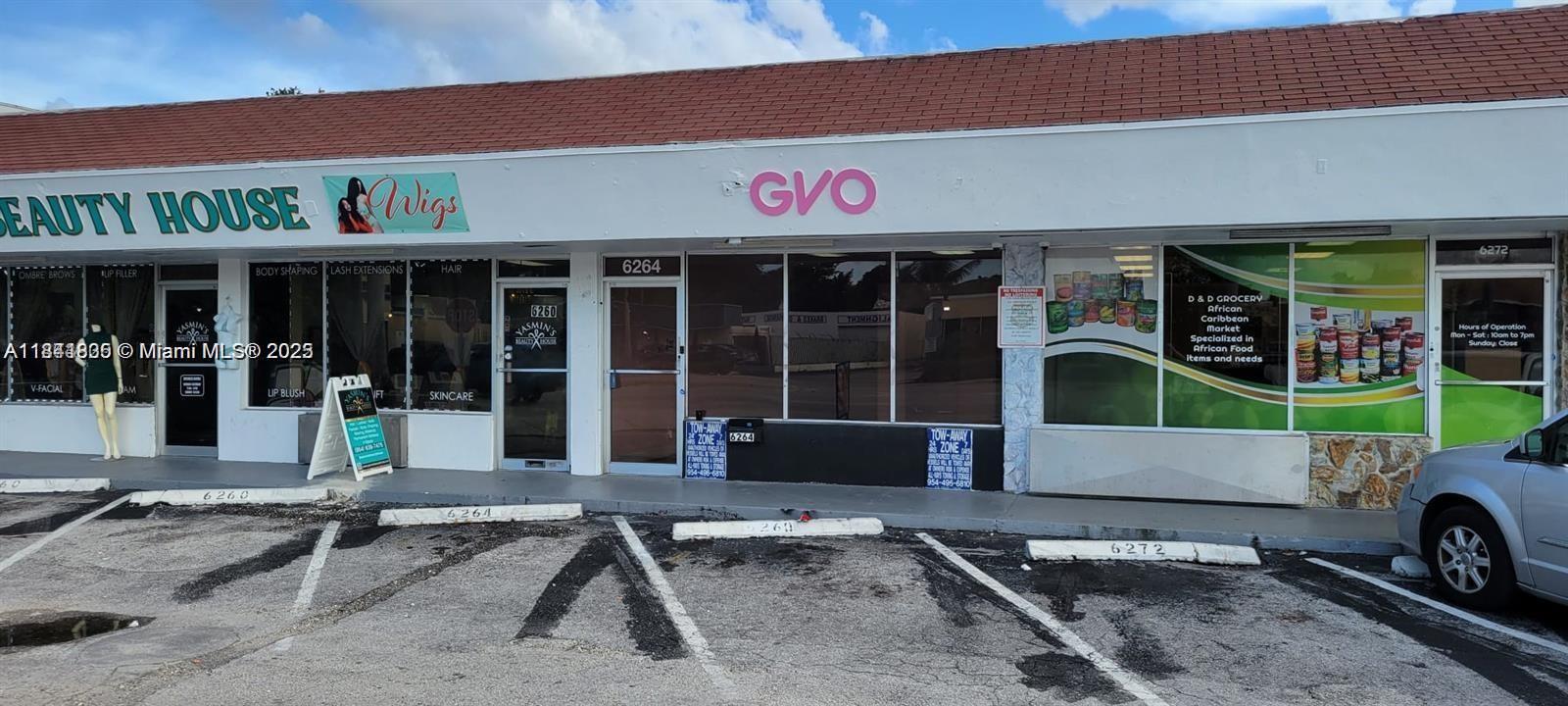 Located within Central Business Direct with Great Exposure on Miramar Parkway. This Property is a mixed use Commercial Property with 5 Retail Stores and 9 apartments. Great Space For Rent!. Rent is $2000. Approximately 750 square ft. Tenant pays for water, sewer, and electricity. Garbage included in the Rent. Move in with 1 month rent + 2 months security deposit. Excellent location for a dollar store, convenience store, tattoo, locksmith, medical office or phone store (accesories).