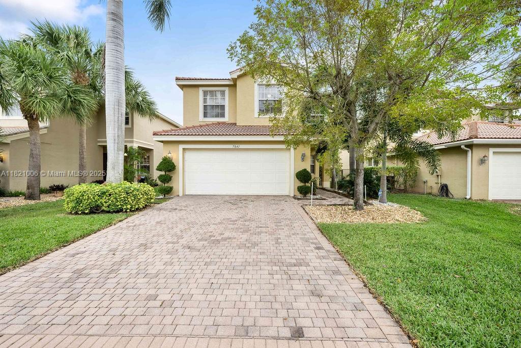 Seize the opportunity to rent this beautifully appointed 2-story home with 4 spacious bedrooms and 2.5 bathrooms in the desirable Greystone community of Boynton Beach. The first floor features elegant tile flooring, separate living and dining areas, and a versatile den. The eat-in kitchen, equipped with granite countertops and stainless steel appliances. Relax in your private, heated, screened-in pool while enjoying picturesque lake views. The second floor includes a convenient laundry room and built-in closets in every bedroom, plus an expansive 2-car garage. This gated community offers exceptional amenities, including a community pool, tennis and basketball courts, a gym, and a clubhouse. Experience the best of Boynton Beach living in this remarkable home!