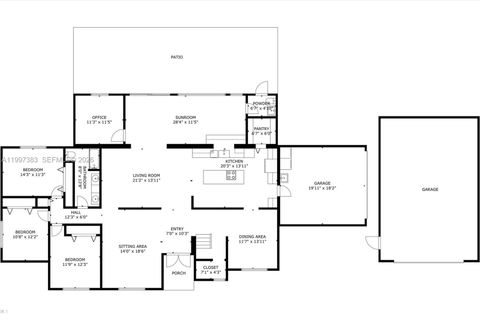 Tiny photo for 14800 SW 166th St, Miami, FL 33187 (MLS # A11997383)