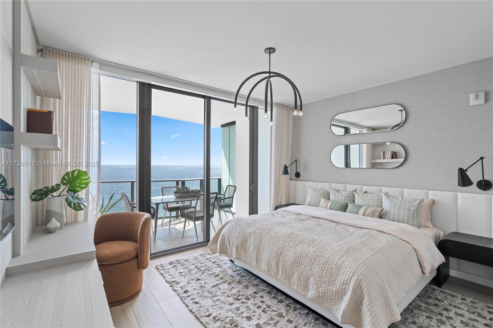 Look no further ! This FULLY FURNISHED 2-bedroom plus DEN residence at Solemar is a masterpiece of design and comfort, professionally designed. Situated just below the lower penthouse on the 18th floor, this beachfront retreat offers breathtaking ocean views from every room. The innovative split floor plan includes a DEN that has been expertly converted into a THIRD bedroom, featuring custom millwork and offering additional versatility to the space. Every detail of this residence has been thoughtfully curated, from the elegant window treatments and wallpaper to the new bathroom and lighting fixtures, creating a seamless blend of style & functionality. Residents of Solemar enjoy an array of world-class amenities, including 24/7 valet service, a tranquil spa, club room, fitness center, etc.