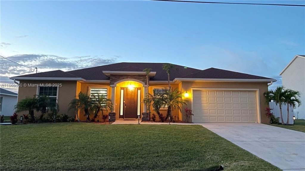 Great Opportunity 5-Bedroom, 3-Bathroom Single Family Home on a Family-Friendly Neighborhood. This immaculate home boasts a private pool, expansive backyard, and lush garden—perfect for relaxation and entertaining. Inside, you'll find sleek porcelain tile floors, brand-new appliances and generous walk-in closets. The spacious 2-car garage adds. Don't miss this rare opportunity. This Beautiful Home is a WOW. Kitchen with granite & custom wood cabinets. Both casual & formal dining rooms. Breakfast bar for a quick bite or entertaining. 10' volume ceilings.