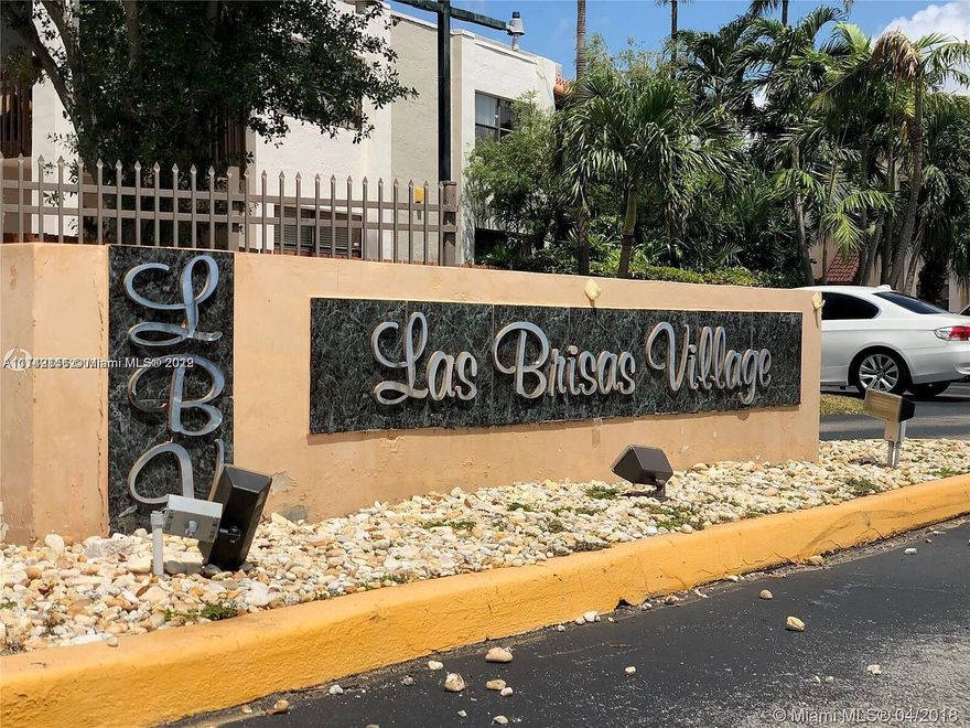 LOCATION!!! Fontainebleau area! This gem is located in Las Brisas Village; minutes from the nearest highway, Dolphin Mall, Doral, Florida International University and more! Beautiful and spacious 2 bedroom, 2 bathroom condo! Recently painted, Granite kitchen countertop, washer, dryer, and balcony. This association also has a beautiful pool and tennis court!