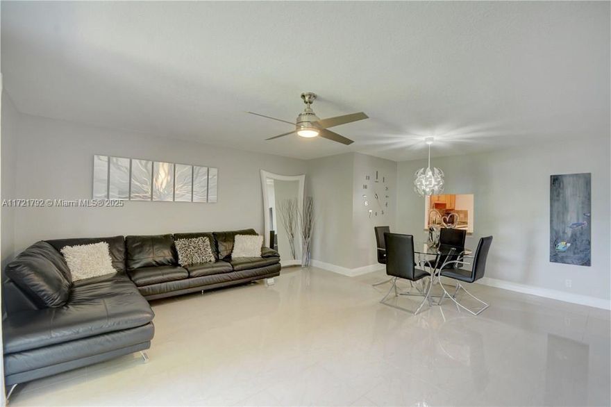 GORGEOUS, Renovated 2BR/2BA condo in the heart of Davie... Highly desirable area next to prestigious NOVA SOUTHEASTERN University! The beautiful residence features a spacious floorplan design with an updated kitchen and bathrooms with porcelain tile throughout and a large balcony offering garden views. Situated just steps away from the elevator, community pool and easy access to the parking lot. This unit offers convenience, comfort and luxury... Don't miss the opportunity to call this your own.