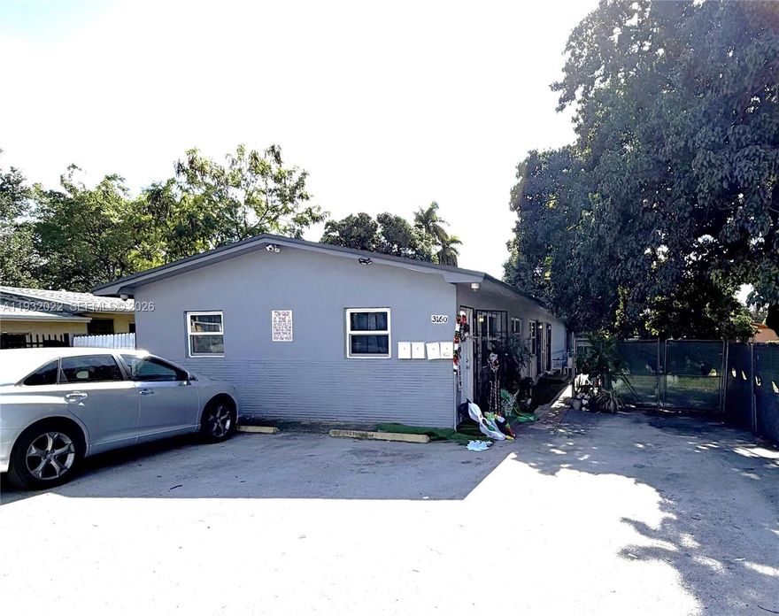 Redevelopment and Income Generating Opportunity in Opa-Locka.
This offering comprises three adjacent lots totaling 20,750 sq. ft. with 150 linear feet of frontage along NW 135th Street and 32nd Avenue in the City of Opa-Locka. One parcel features a 4-unit building with new roof as of 9/2025, currently leased to month-to-month tenants at below-market rents, generating approximately $60,000 in annual gross income. The other two parcels are vacant, providing significant development potential alone or adding the adjacent building's lot.
Located within Opa-Locka’s mixed-use corridor, the property benefits from as-of-right zoning that permits up to 71 residential units across 8 stories for market-rate tenancy. The site is within walking distance of the Amazon distribution center and public transit stops, adding strong appeal for future residents. Preliminary site plans have been prepared for both a 69-unit/80 parking space development and a smaller 28-unit/30 parking space project, offering flexibility for investors and developers. The property also qualifies for other commercial and retail zoning applications, creating additional opportunities for mixed-use development.
Discussions with city officials have already taken place, and they are enthusiastic about welcoming a strong project to the area. Incentives may be available to support development.