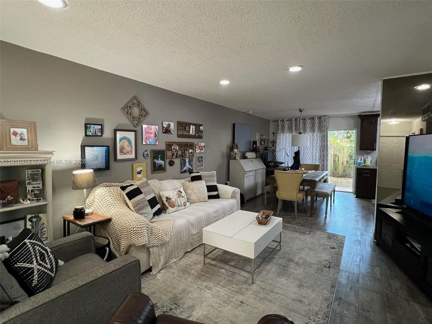 Lovely 2-bedroom, 2-bath plus additional half-bath townhome/condo centrally located just off Kendall Drive in the heart of Kendale Lakes (zip 33183). Featuring a spacious 1,346 sf layout with plenty of natural light, this residence offers comfort and style.

• Large open living area opens to private patio—perfect for relaxing or entertaining.
• Well-appointed kitchen with updated countertops and ample cabinetry.
• Two generous bedrooms upstairs, each with good closet space; master includes its own bath.
• Modern finishes throughout, including laminate/tile flooring, neutral palette, and tasteful fixtures.
• Community includes swimming pool and green common areas.
• Best location: just minutes to shopping, restaurants, major transportation routes (Turnpike, US-1), and within top school zone